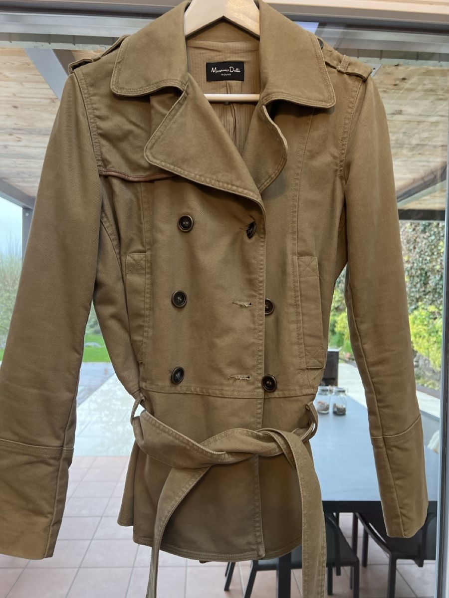 Massimo Dutti Giacche: Massimo Dutti Übergangsjacke Khaki, Gr. 36 – Usato da Bütschwil venduto da whales444