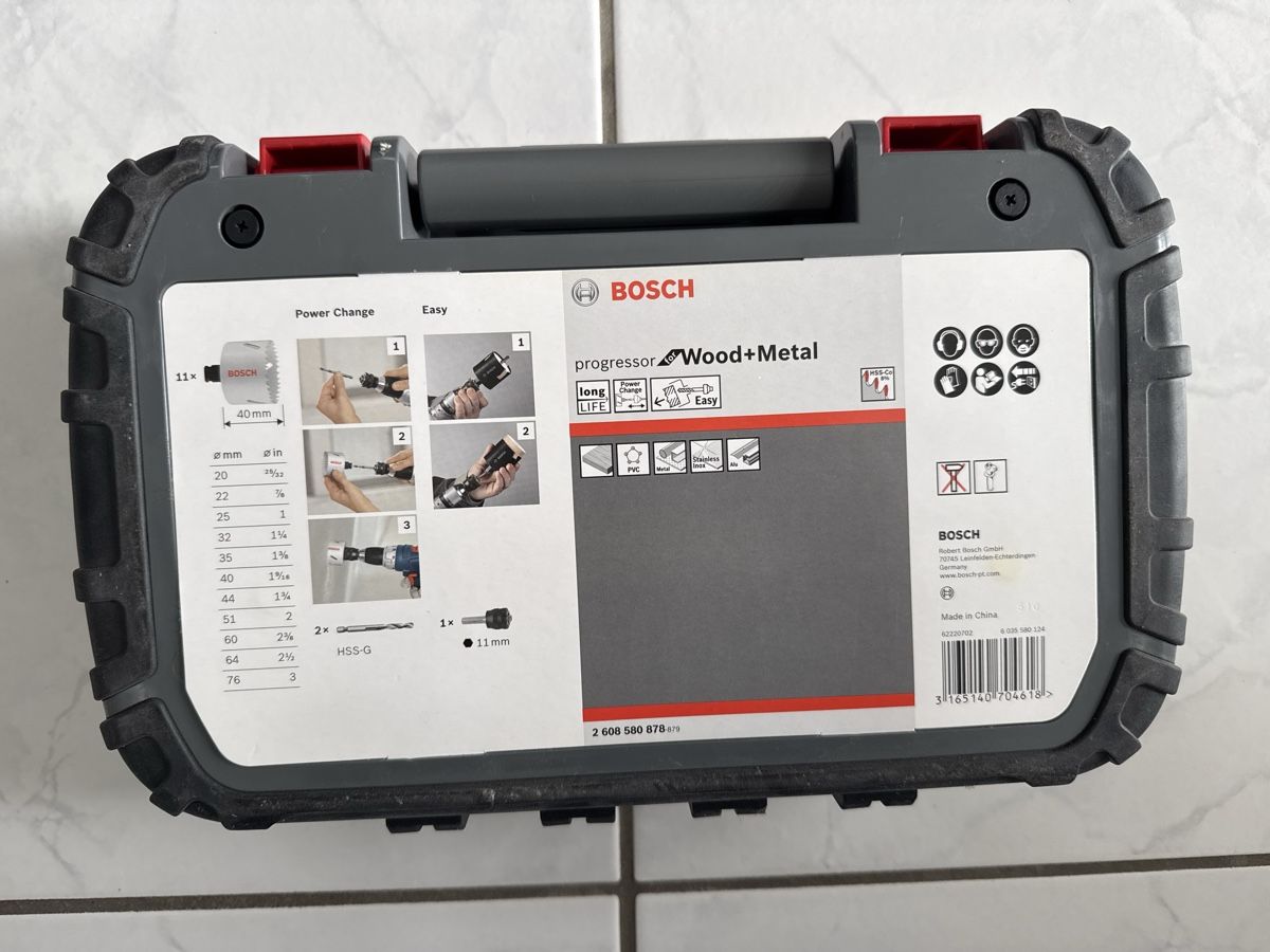 Bosch Alle Werkzeuge: Lochsagenset Bosch Wood+Metal – Gebraucht aus röschenz von Dave__ 2