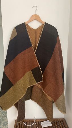 Cape Schal Poncho Überwurf Jacke Schal  Farben one size