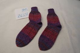Handgestrickte Kinder Wollsocken Gr.26/27 (419-)