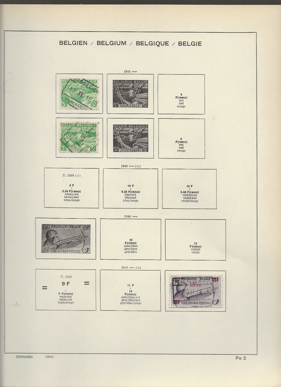 Tous les timbres: Marken Belgien – D'occasion à Au ZH par xelagreb01 4