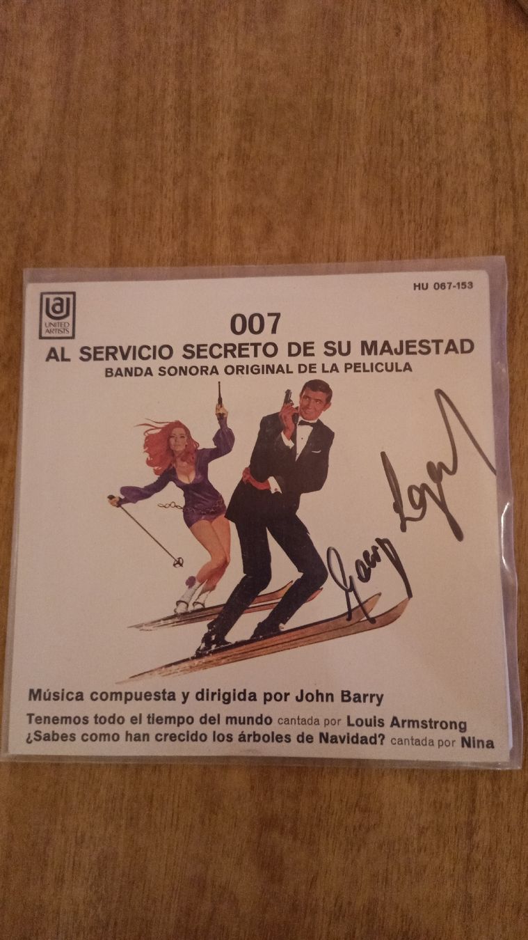 Vinyles: EP James Bond mit Autogramm George Lazenby – D'occasion à Lauperswil par camper92