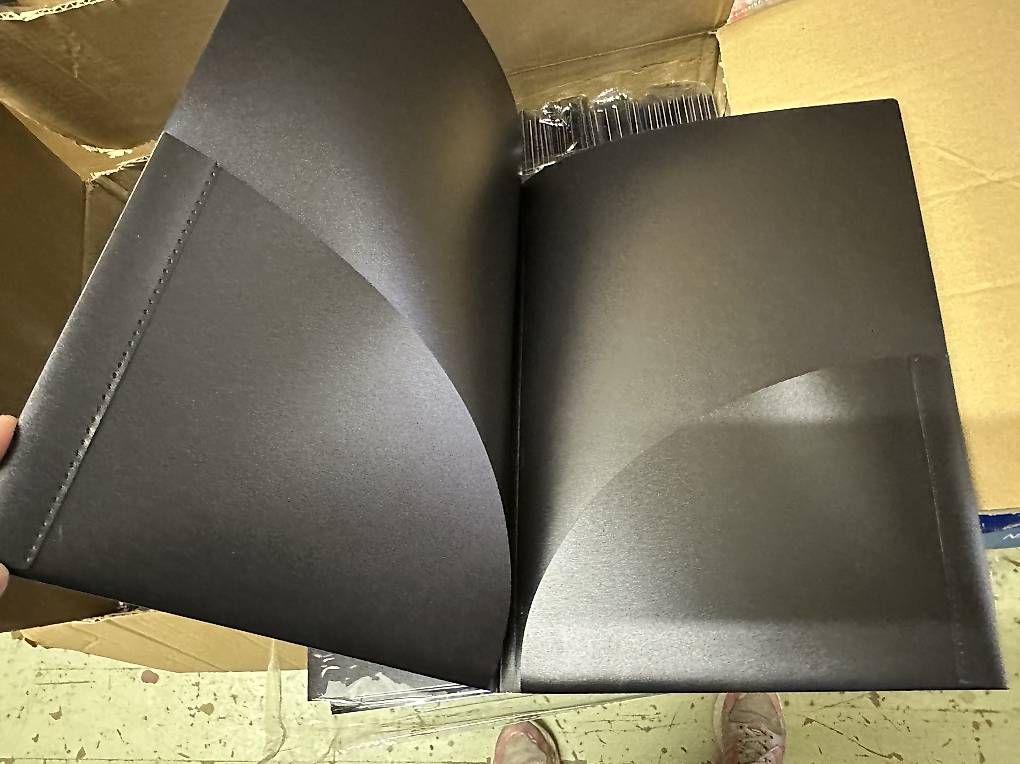 Raccoglitori: 10 Stk. Angebotsmappe FolderSys, A4, schwarz – Usato da Necker venduto da liq24 1