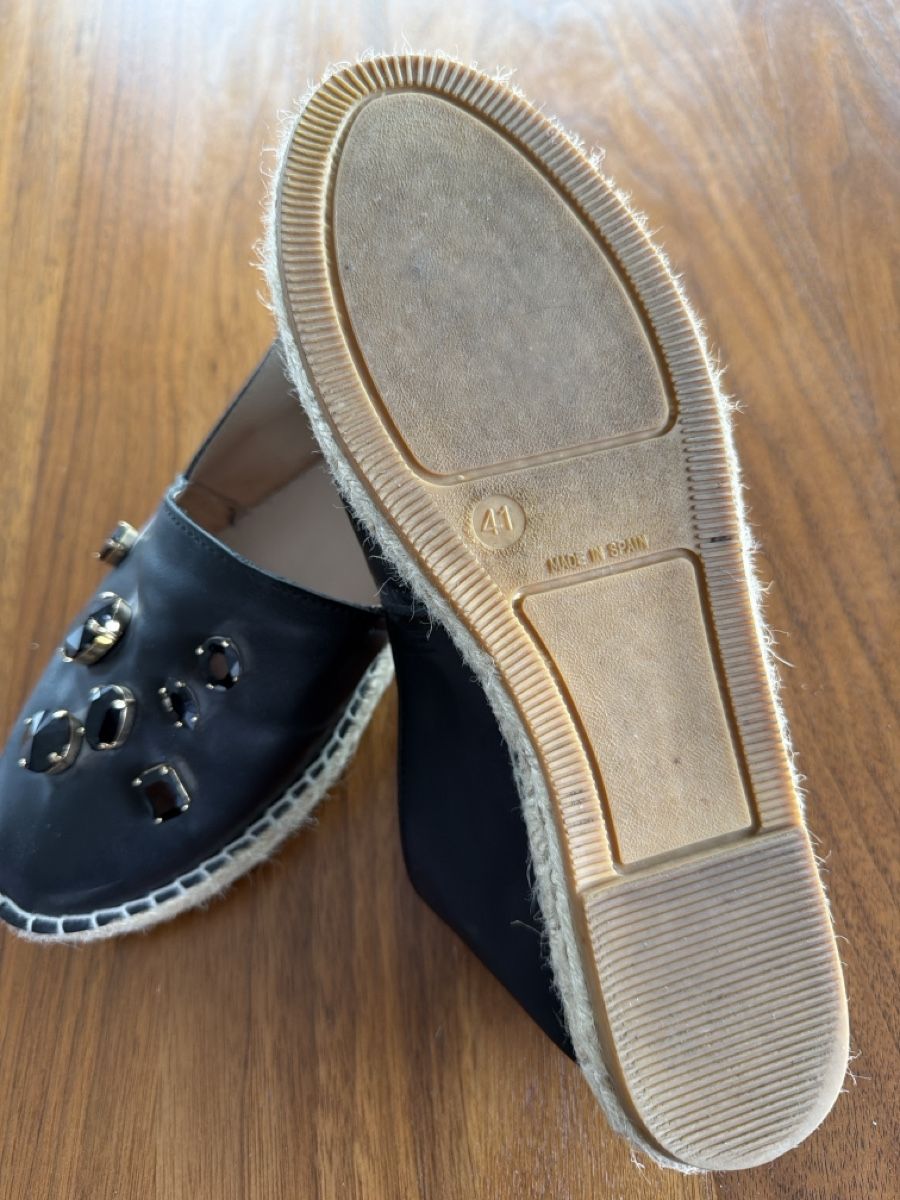 Scarpe da donna: Espadrilles Gr. 41 echt Leder – Usato da Gwatt (Thun) venduto da well 2