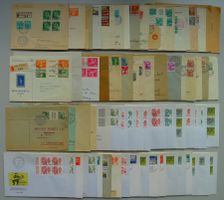 1904-1973: KEHRDRUCKE auf Briefen, 74 Stück, gute Qualität!