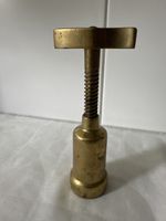 Korkenzieher Messing Vintage T-Griff gut erhalten