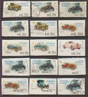 Espagne Lots Voitures Anciennes (sur fragment)