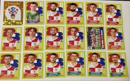 Panini WM 2026 - Kroatien Set 18 Stk inkl Wapen & Teambild