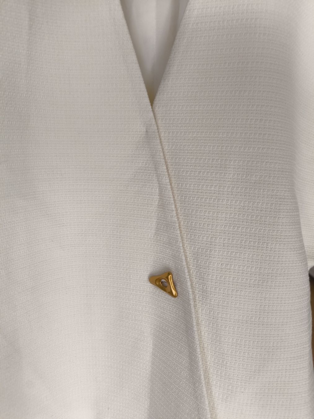 Gilet & Giacche senza maniche: Asymmetric Single-Button Fitted Sleeveless Blazer Vest – Usato da Zürich venduto da franfriedrich 3