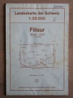 Landeskarte 1:25000 – 1216 Filisur