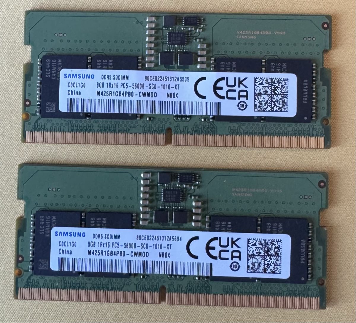 Samsung Memoria / RAM: Samsung DDR5-5600, 2x8GB – Usato da Schwerzenbach venduto da Amv_w2s 1