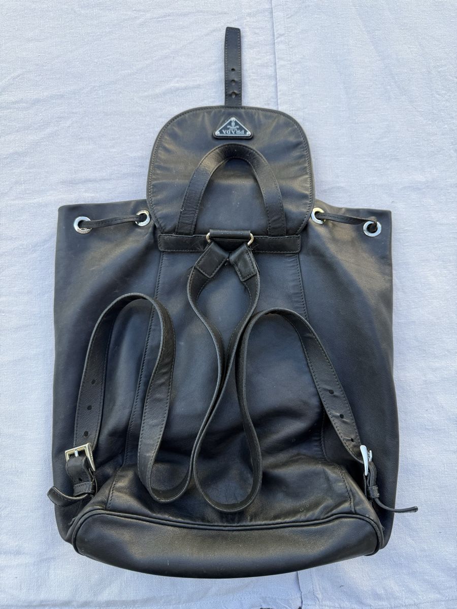 Prada Zaini: Prada Rucksack, schwarz. Must-have! – Usato da Zürich venduto da adams-eddie 3