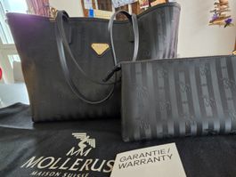 Mollerus shopper Bern schwarz/gold