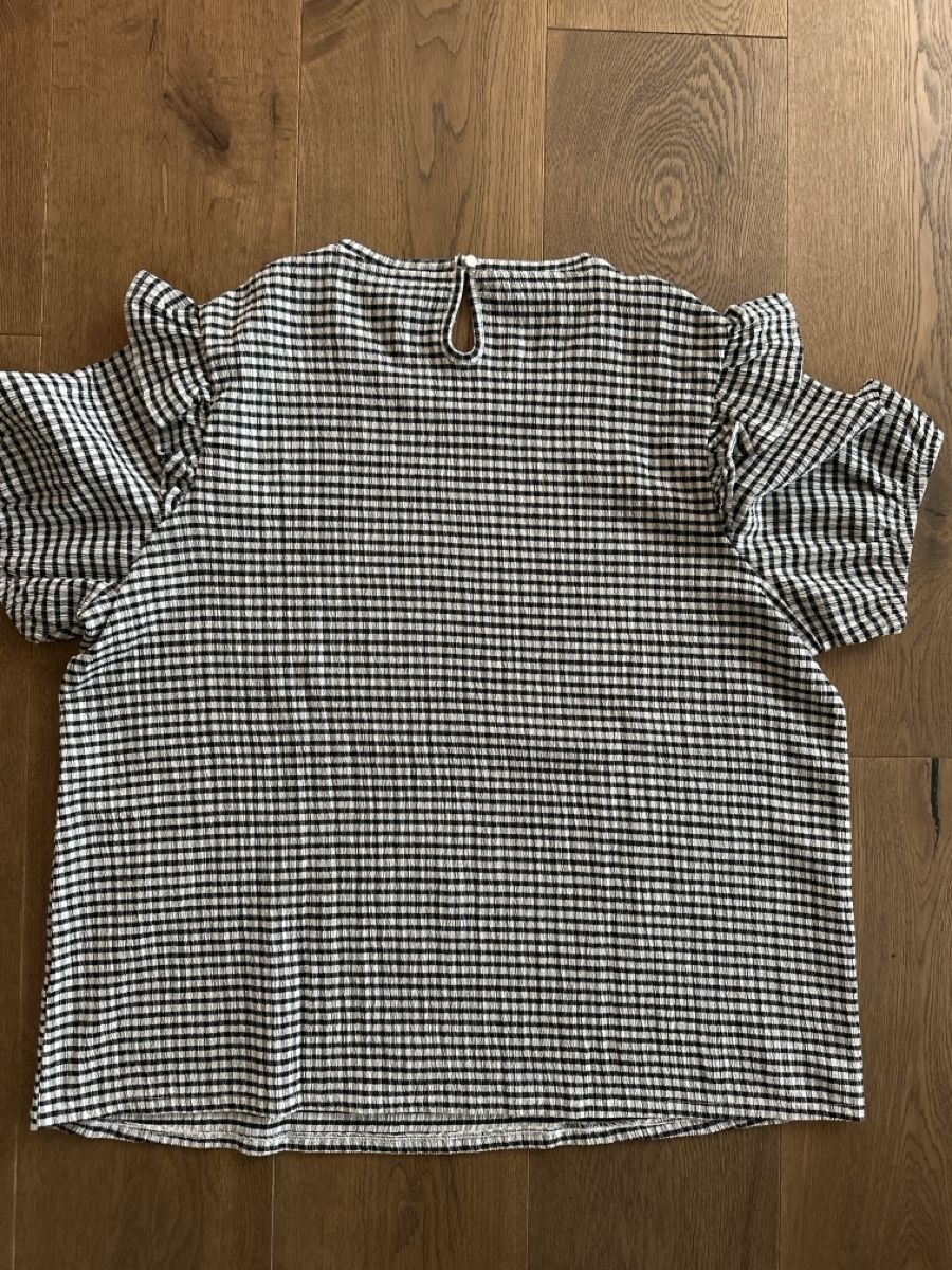 C&A Camicette: C&A Bluse Schwarz/Weiss, Gr. L! ALLES MUSS WEG! – Nuovo (secondo la descrizione) da Emmen venduto da moodle13 3
