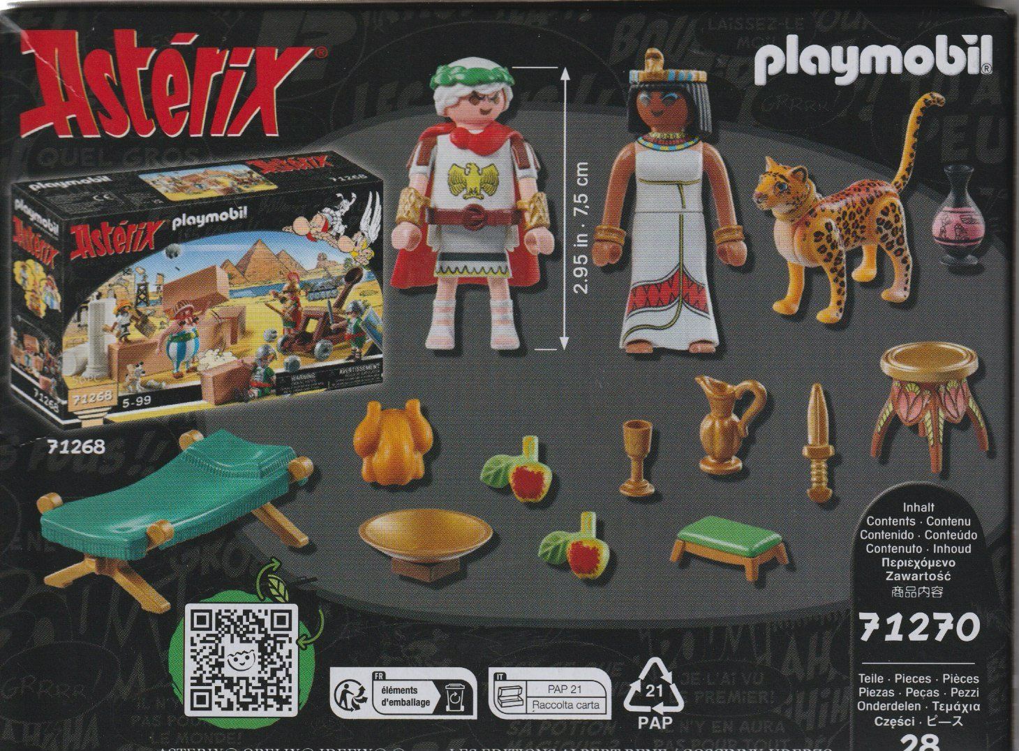 Playmobil Giocattoli: PLAYMOBIL ASTERIX 71270 CESARE E CLEOPATRA  new nib – Nuovo e nell'imballaggio originale da Vezia venduto da Aquarius_Age 1