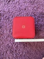 Uhrenbox Omega rot für Armbanduhr