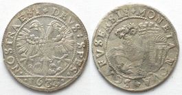 Schaffhausen Dicken 1633 Silber SELTENES JAHR! unz