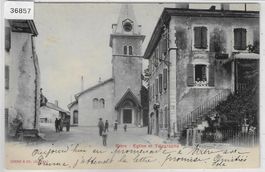 Biere - Eglise et Telegraphe & Poste - Post