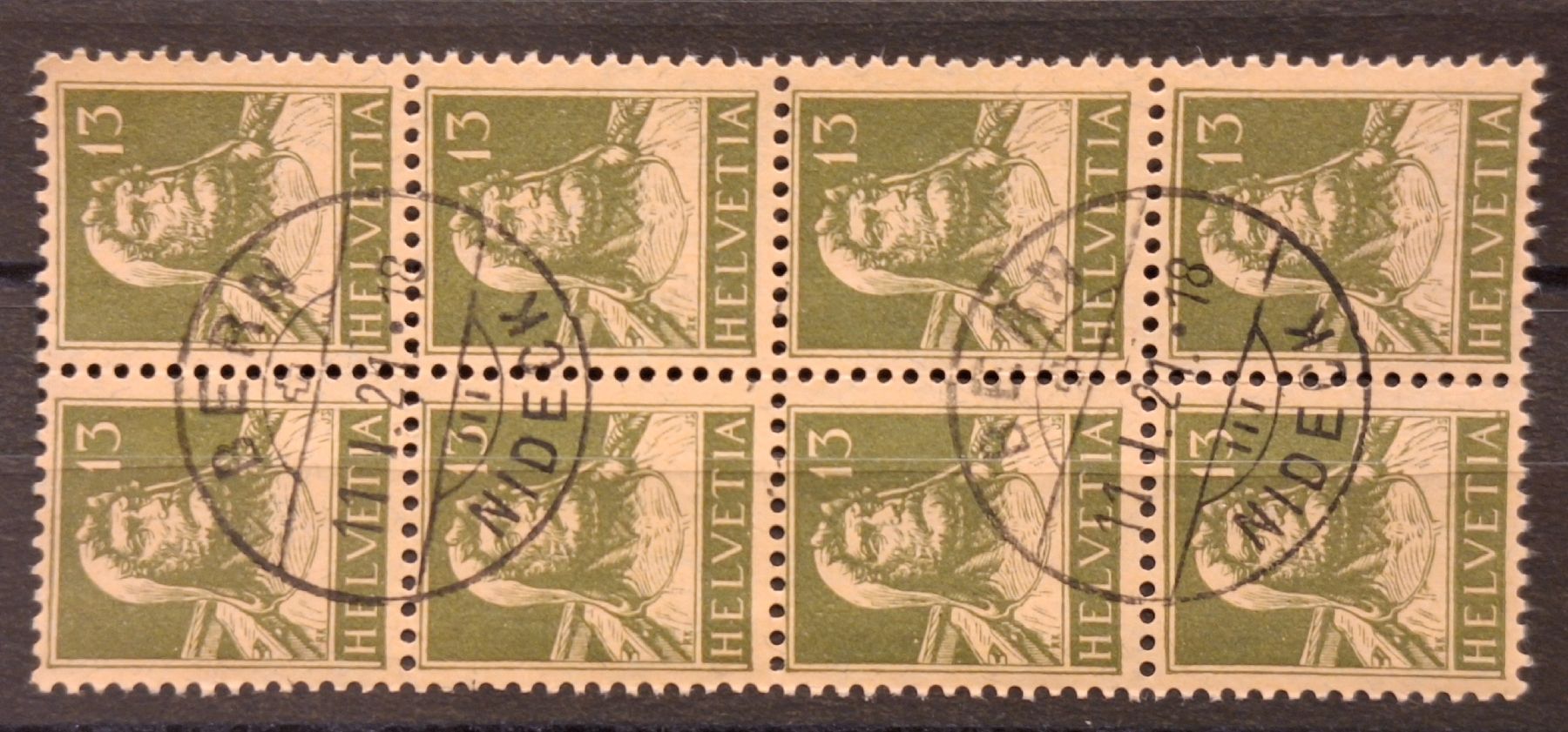 Tutti i francobolli: Nr. 139 Tellbrustbild Bern / Nideck – Usato da Balgach venduto da SIMEON27