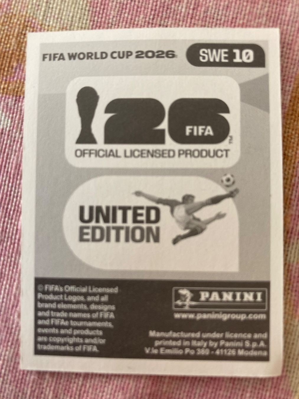 Panini Sammelbilder & Trading cards: WM Sticker SWE 10 – Neu (gemäss Beschreibung) aus Winterthur von Whitefish 1