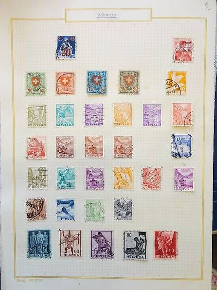 Alle Briefmarken: Lot 212 ab Anfang – Gebraucht aus Bleienbach von Mineral_Antik57 1