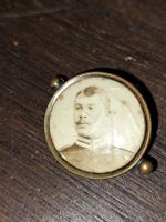 Antike Brosche/Anstecker mit Portrait, Rarität!