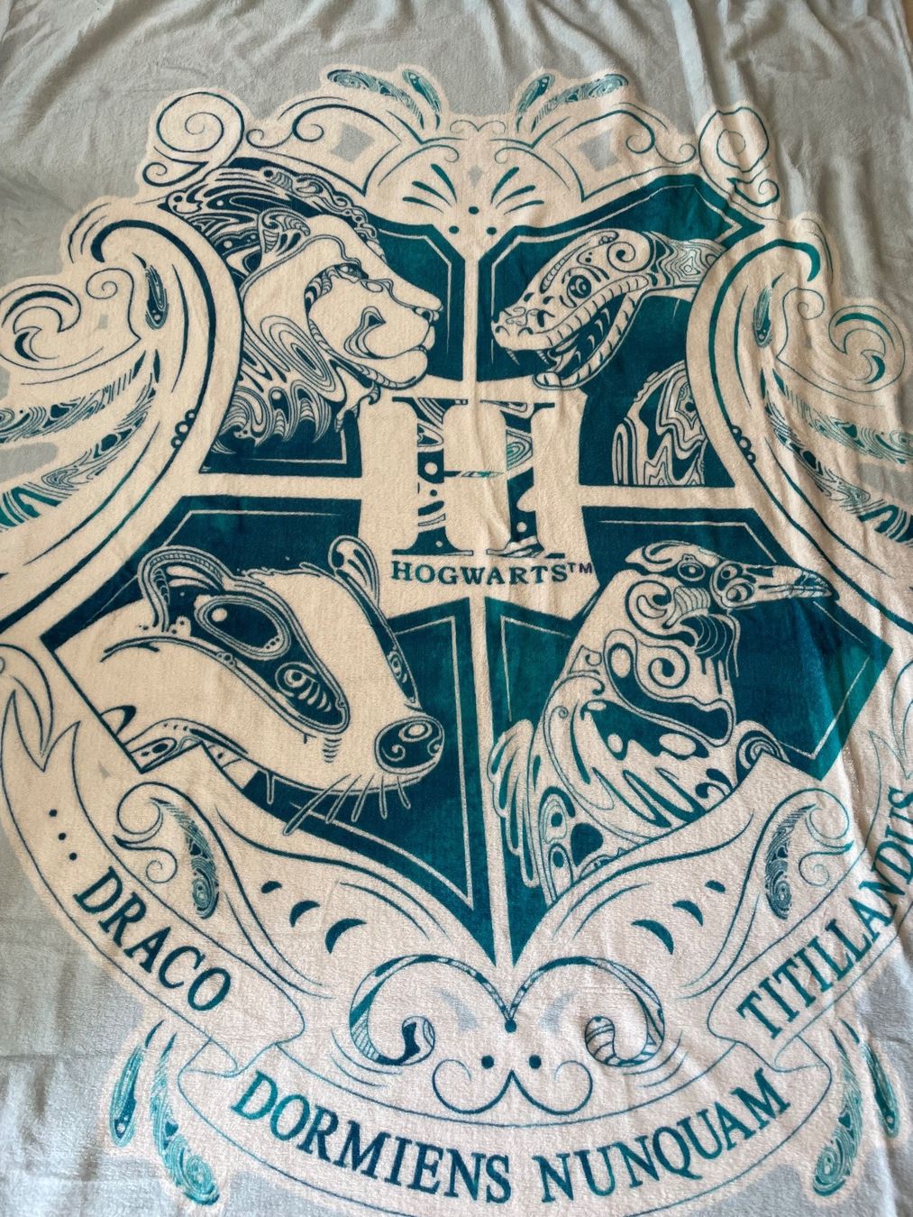 Decken: Plaid Polaire Harry Potter "Drapeaux Maisons" Neuf – Gebraucht aus Martigny von mim_lk7x 1
