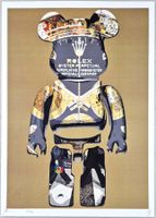 Death NYC Ltd Ed Pop Art Druck " Klimt Adele Rolex Bearbrick