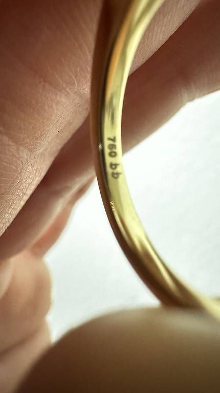 Anelli: Eleganter 18K Goldring mit Peridot – Usato da Bellach venduto da RuJewelry 1