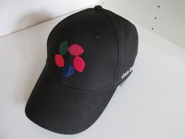 Cap schwarz bestickt  NEU
