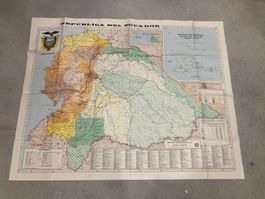 Landkarte Ecuador