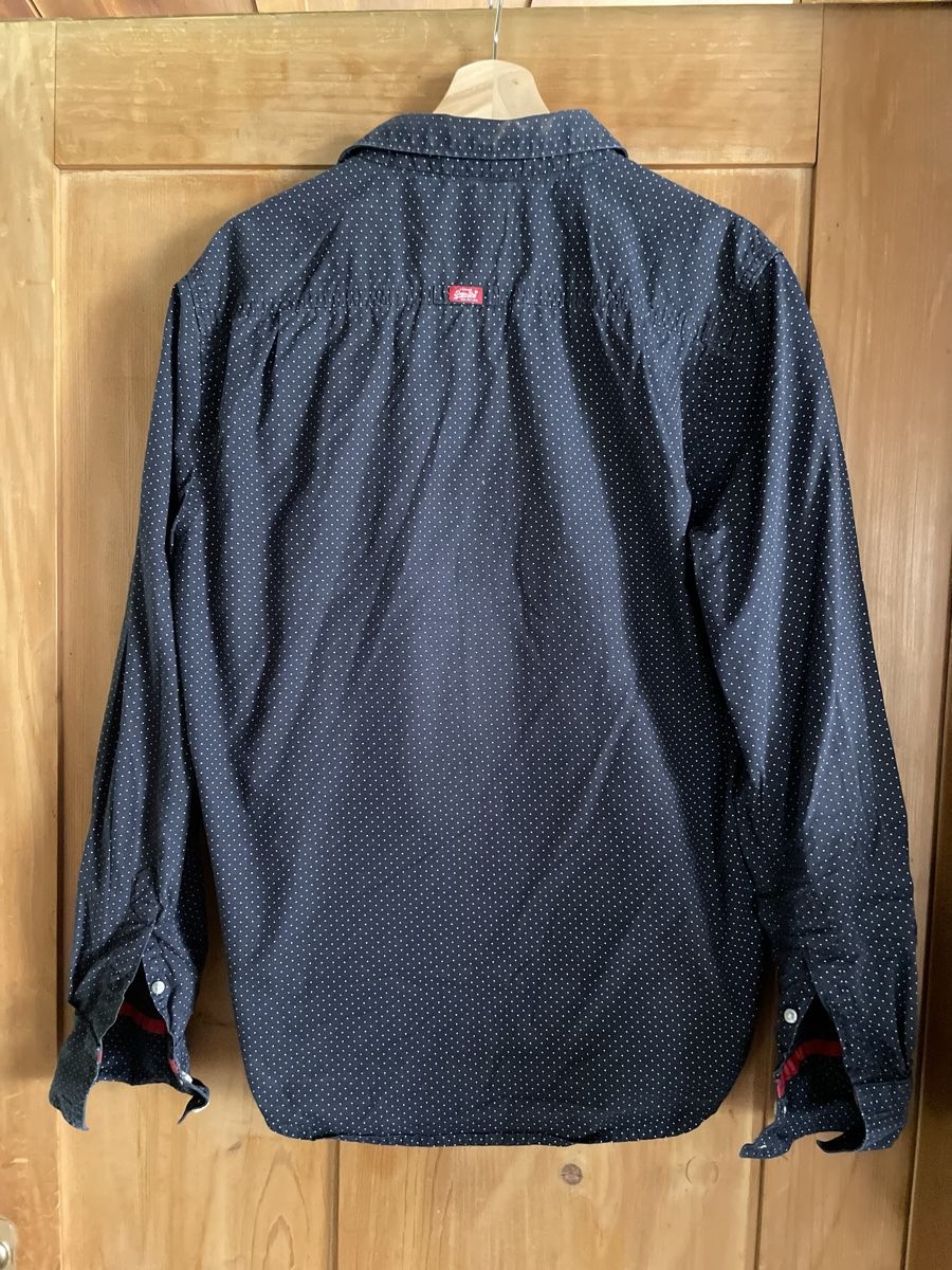 Camicie: Super Dry Hemd - blau – Usato da Bern venduto da Klangkid 1