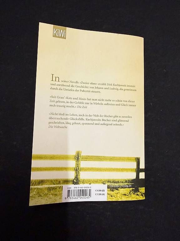 Libri: Zweier ohne  Dirk Kurbjuweit  Novelle – Usato da Egerkingen venduto da lid_j22t 1