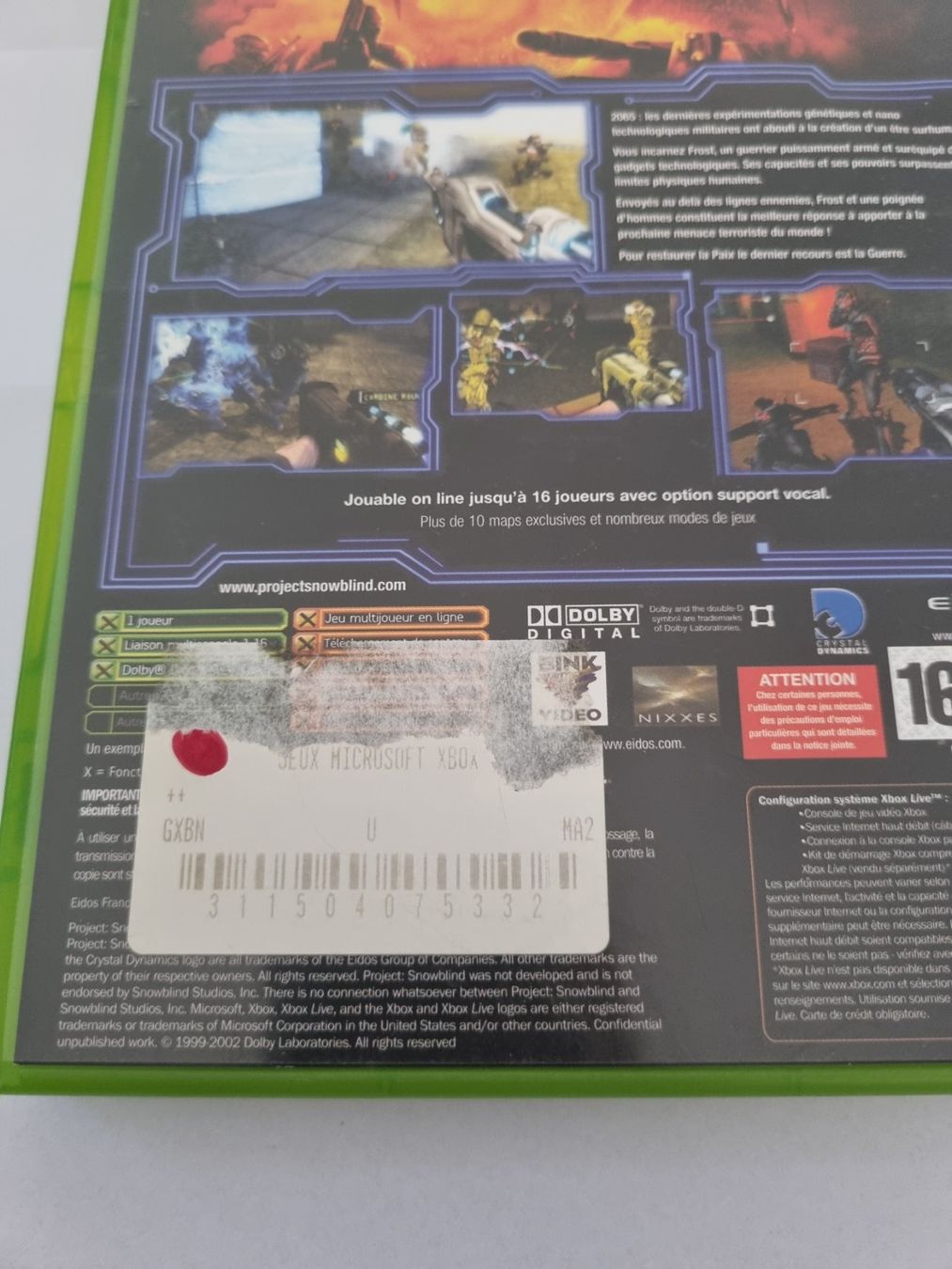 Microsoft Giochi: Project Snowblind Xbox – Usato da Pollegio venduto da isa_n9qq 3