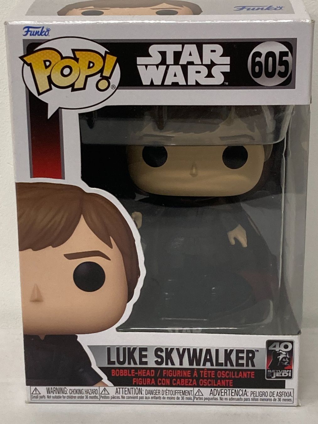 Funko Statuette: FUNKO POP!  STAR WARS 605 LUKE SKYWALKER  BOBBLEHEAD – Nuovo (secondo la descrizione) da Vezia venduto da Aquarius_Age 1
