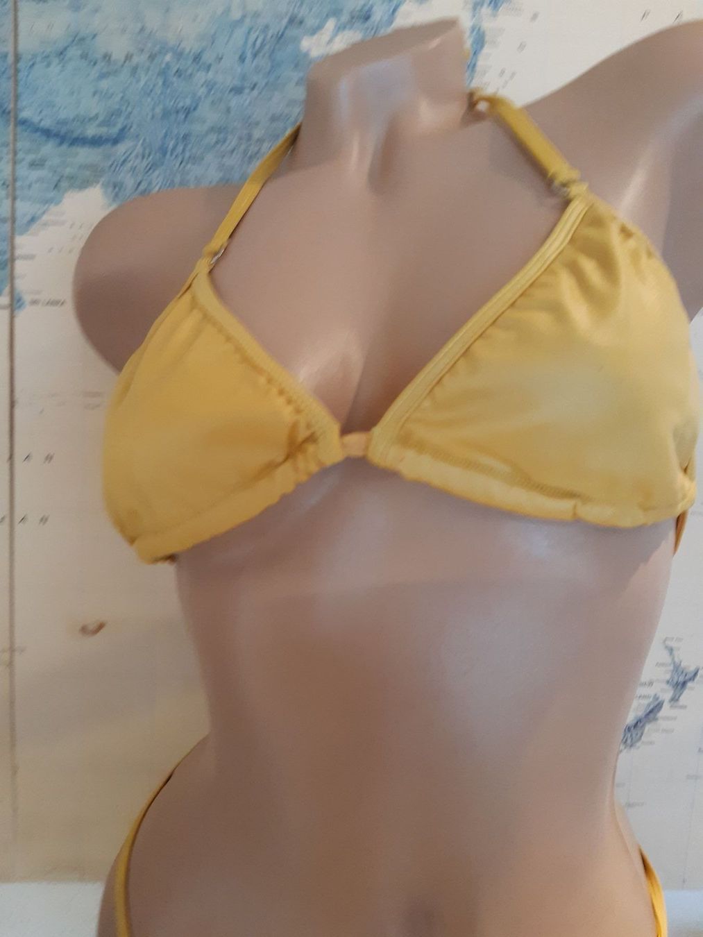 Badekleider & Bikinis: goldenes Bikini -  M - String - Brasilien – Neu und originalverpackt aus Ibach von fantasyfashion 1