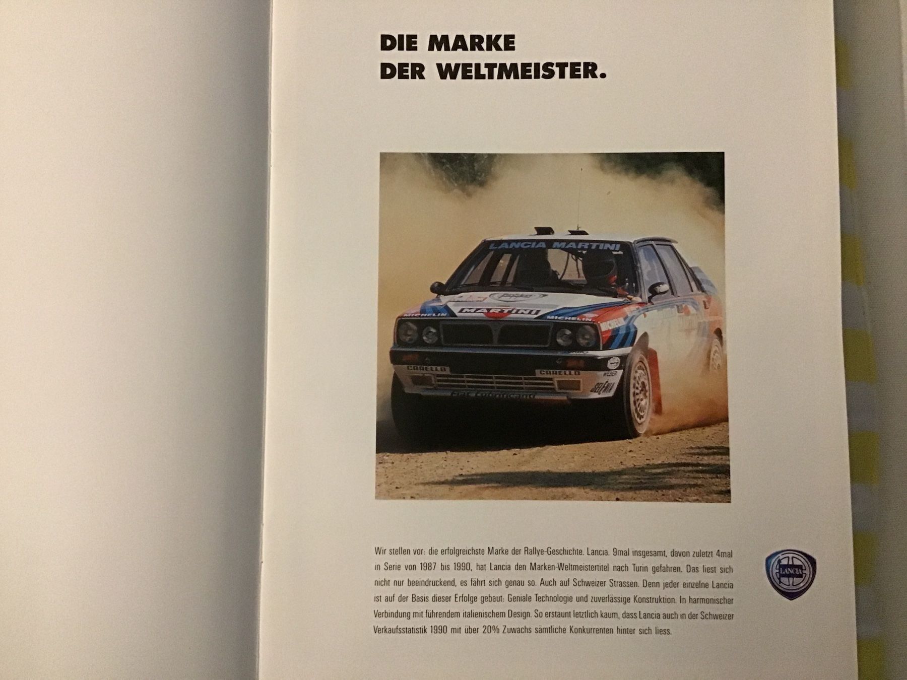 Lancia Dokumente: Lancia Programm Verkaufsprospekt – Gebraucht aus Scherzingen von Starseller62 1