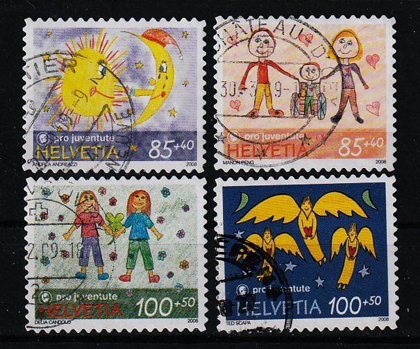 Tutti i francobolli: 2008 Serie Pro Juventute – Usato da Arlesheim venduto da gaugi43