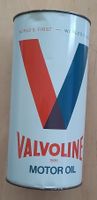 Ancien bidon d'huile Valvoline PLEIN