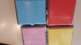 witzige Zigaretten Etui - GELB mit Innenleben