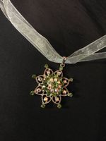 Halskette Stern, Halsschmuck, Halsband, Sternanhänger