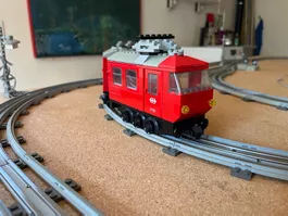 Lego Eisenbahn Anlage, 1980er, elektr., voll funktionsfähig