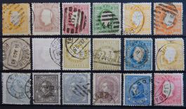 Portugal ex. Kat. 35-60 gest. 1870/84 Kat. 536 Euro
