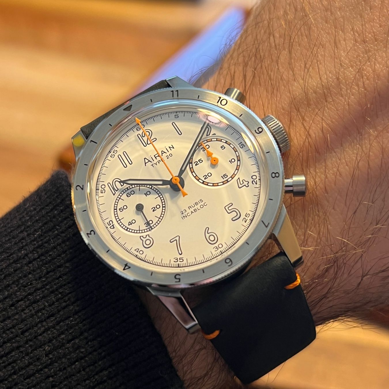 Orologi: Airain Type 20 Ace Chronograph Full Set 428.440 – Usato da Carouge GE venduto da Watchaser 3
