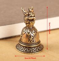 Cloche mini dragon en laiton