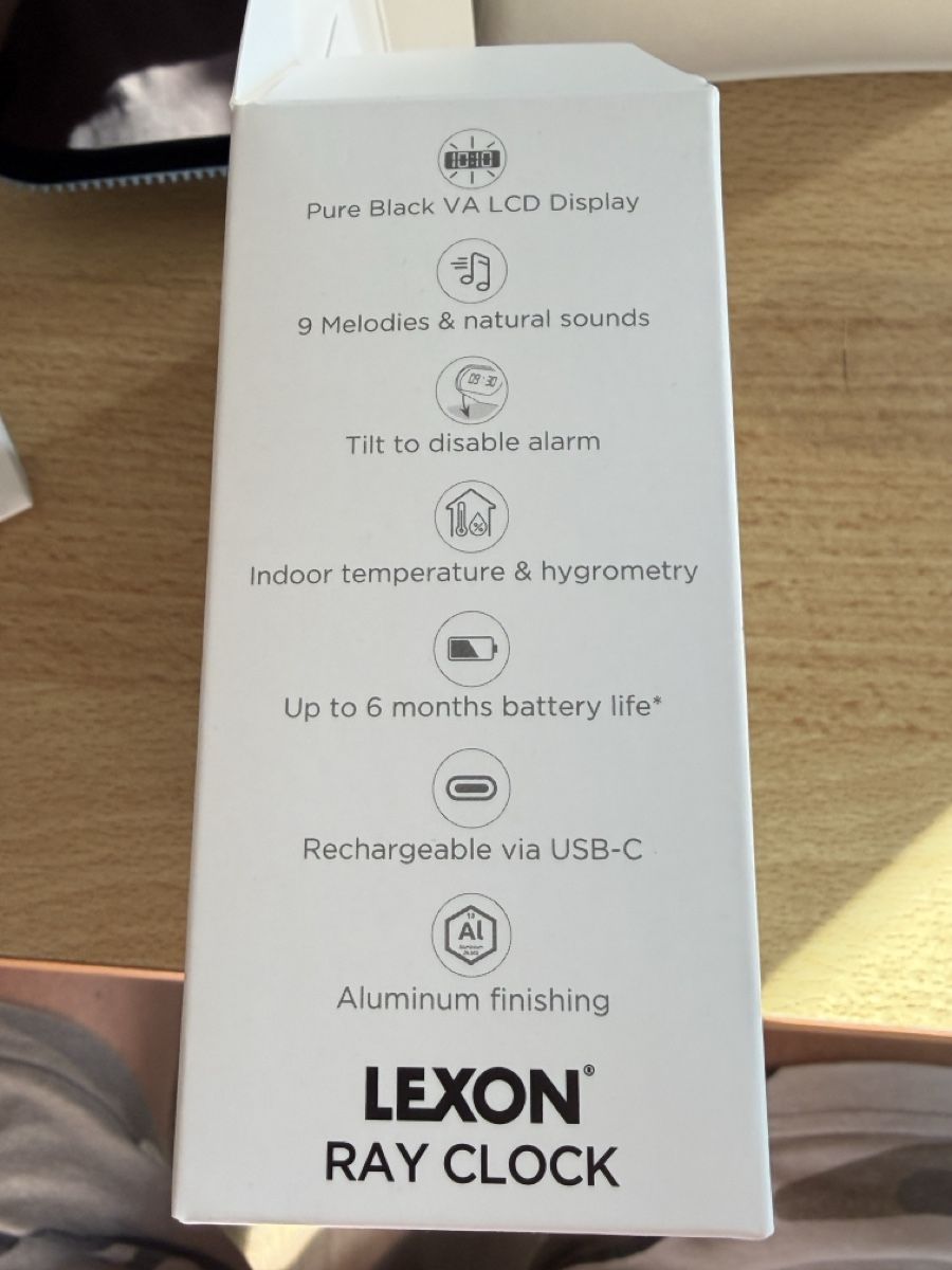 Lexon Sveglie: Réveil lexon ray clock – Nuovo (secondo la descrizione) da Fey venduto da trips.68 4