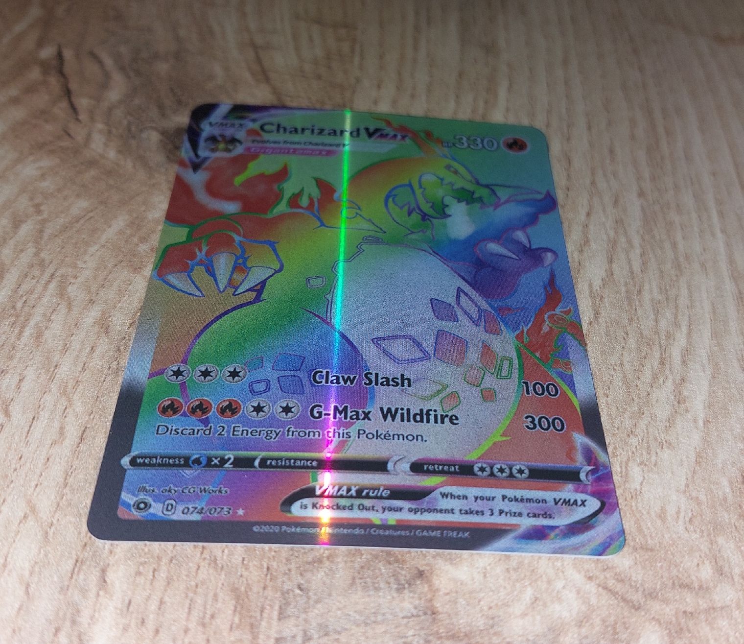 Giochi: (Ab 1.-) Charizard V Max 074/073 Rainbow – Usato da Basel venduto da jan_3