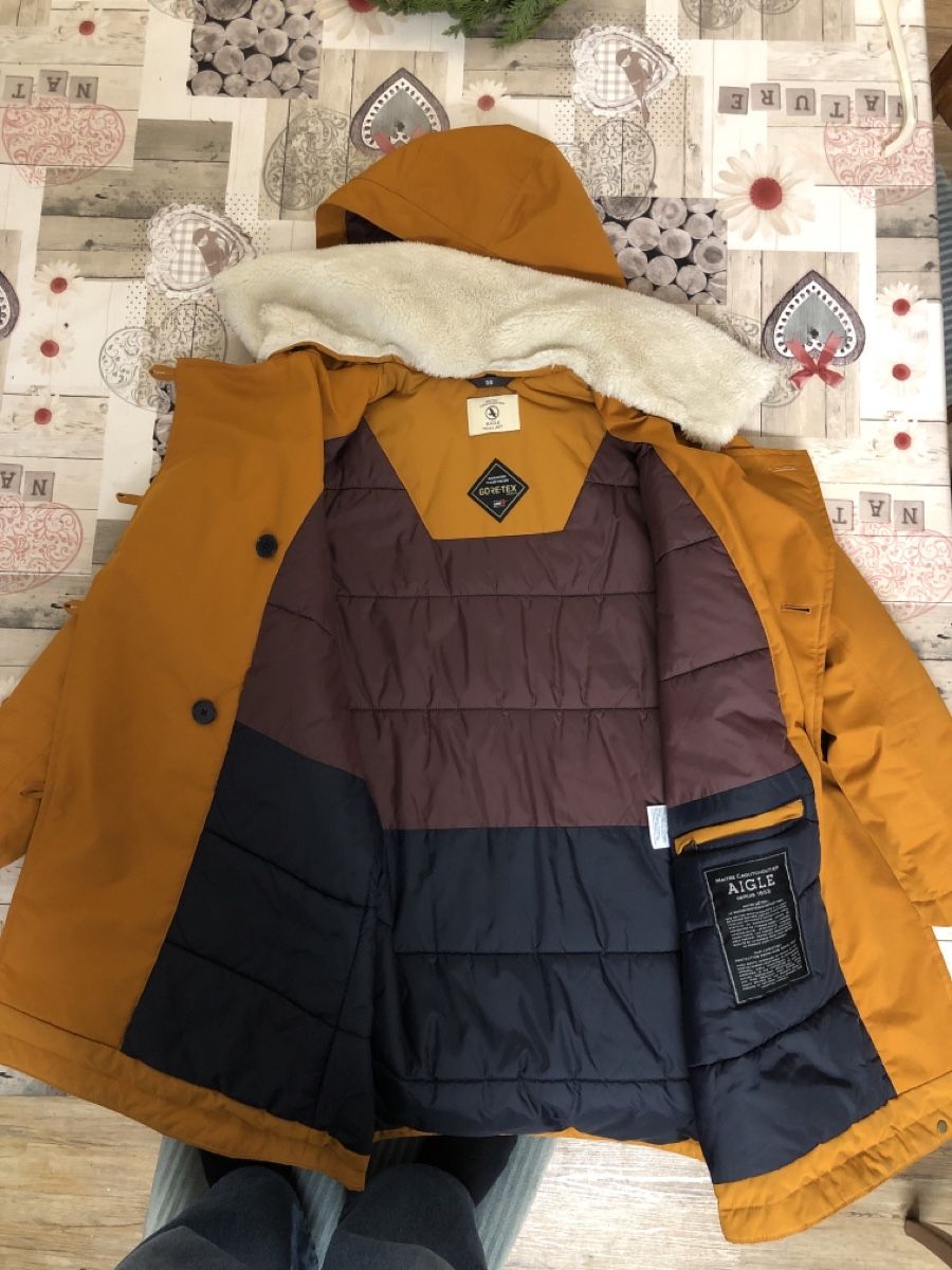 Giacche: Goretex Winterjacke Aigle Grösse 38 Orange – Usato da Zürich venduto da sab_d82w 4