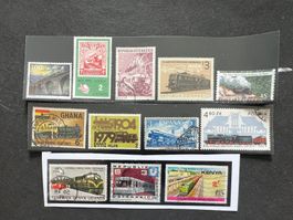 diverse Länder   Eisenbahnen gest. (A338)