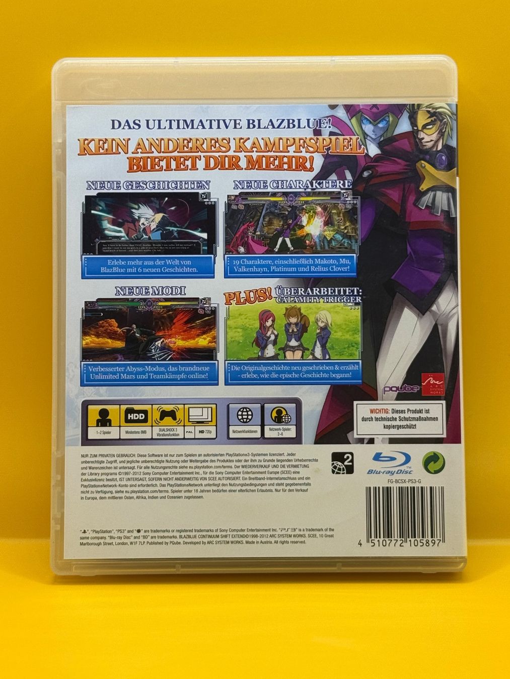 Spiele: BLAZBLUE Continuum Shift Extend - Playstation 3 – Gebraucht aus Dietikon von gab_qz7y 1